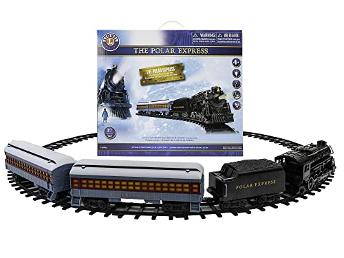 Lionel Polar Express Ready-to-Play Battery Powered Model Train Set with Remote, Multicolor