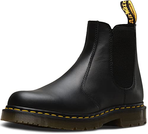 Dr. Martens, Unisex 2976 Slip Resistant Service Boots, Black, 6 US Men/7 US Women
