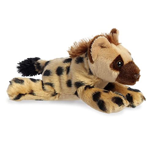 Aurora® Adorable Mini Flopsie™ Haya Hyena™ Stuffed Animal - Playful Ease - Timeless Companions - Brown 8 Inches