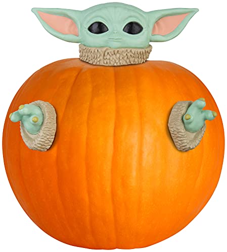 Gemmy Pumpkin Push Ins The Child Star Wars, Green