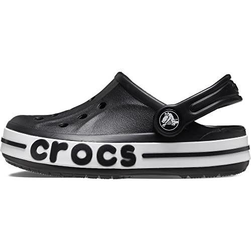 Crocs Kids' Bayaband Clog, Black, 11 US Unisex Little