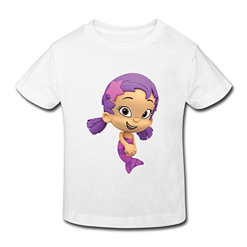 XFSHANG Kids Toddler Online O Neck Bubble Guppies Oona T-Shirt White US Size 2 Toddler