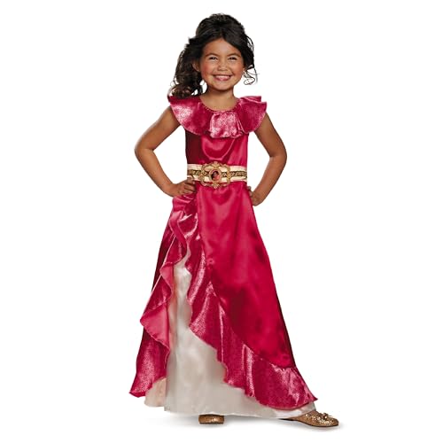 Disguise Disney Elena of Avalor Adventure Classic Girls' Costume Pink/Red/Kaf5 Lavender, S (4-6x)