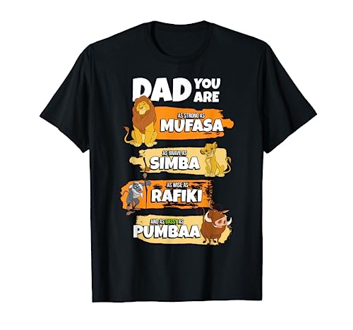 Disney The Lion King Dad You Are Word Stack Funny T-Shirt
