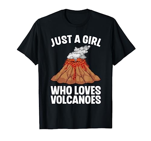 Funny Volcano Design For Girls Women Kids Volcanology Lovers T-Shirt