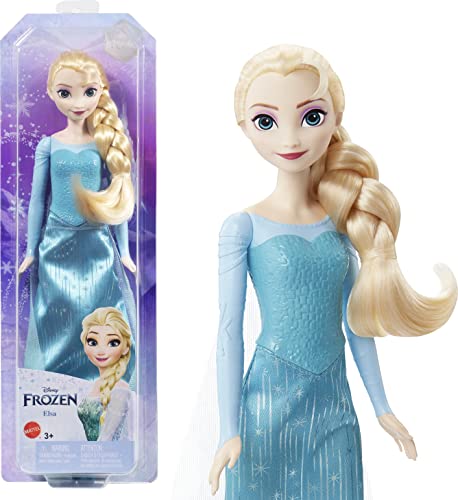Mattel Disney Frozen Elsa Fashion Doll & Accessory, Signature Look, Toy Inspired by the Movie Mattel Disney Frozen