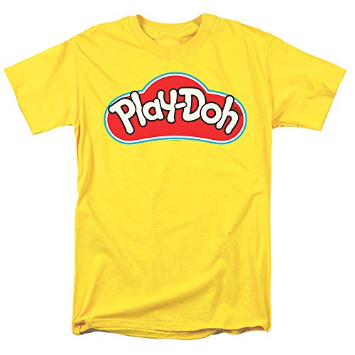 Play-Doh Logo T Shirt & Stickers (Large) A. Yellow