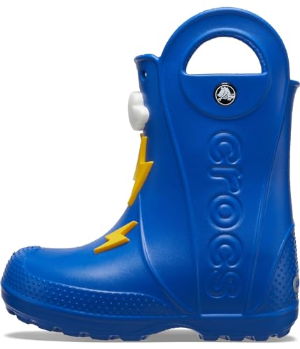 Crocs Handle It Rain Boots (Toddler/Little Kid), Blue Bolt, 1 US Unisex