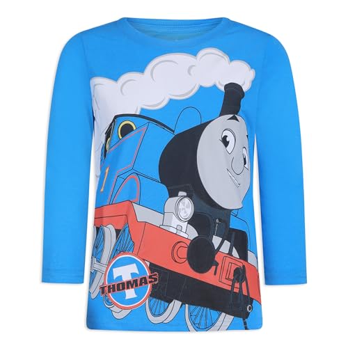Thomas The Train & Friends Boys’ Long Sleeve Shirt for Toddlers – Blue