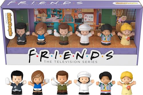 Little People Collector Friends TV Series Special Edition Figure Set for Adults & Fans, 6 Characters in a Display Gift Package​