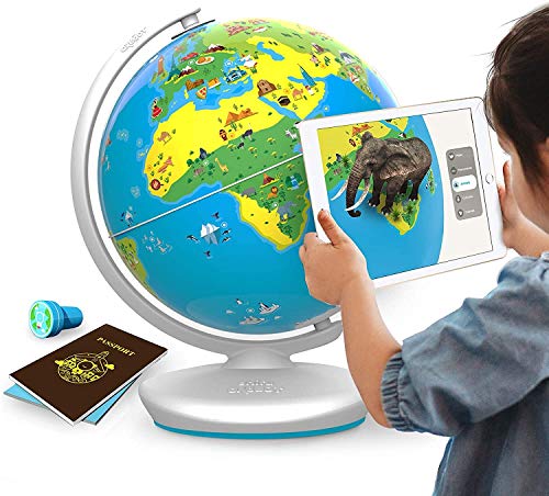 PlayShifu Educational Globe for Kids - Orboot Earth (Globe + App) Interactive AR World Globe | 400 Wonders, 1000+ Facts | STEM Toy Gifts for Kids 4-10 Years | No Borders, No Names on Orboot Globe