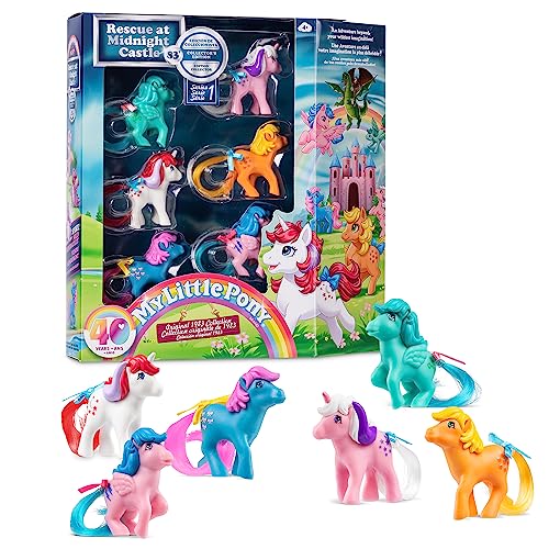 My Little Pony 40th Anniversary 2' Figure Collector Pack - Rescue at Midnight Castle - 6 Pack, Figures Included! Action Figure Toy, Girls Ages 4+