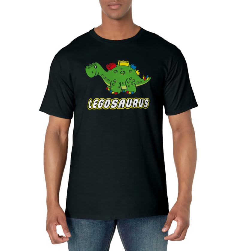 funny dinosaur Legosaurus Legos Saurus dino T-Shirt