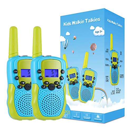 Selieve Toys for 3-12 Year Old Boys Girls, Easter Basket Stuffers, Walkie Talkies for Kids 22 Channels 2 Way Radio Toy with Backlit LCD Flashlight, 3 Miles Range for Outside, Camping, Hiking