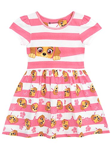Paw Patrol Dress | Soft Cotton Girls Summer Dress | Skye Dresses Size 4 Pink