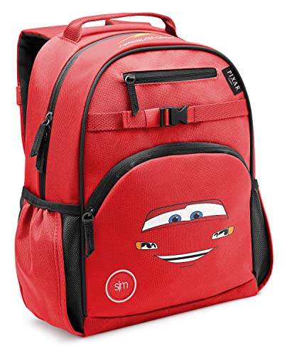 Simple Modern Disney Pixar Toddler Backpack for School Girls and Boys | Kindergarten Elementary Kids Backpack | Fletcher Collection | Kids - Medium (15' tall) | Cars Kachow