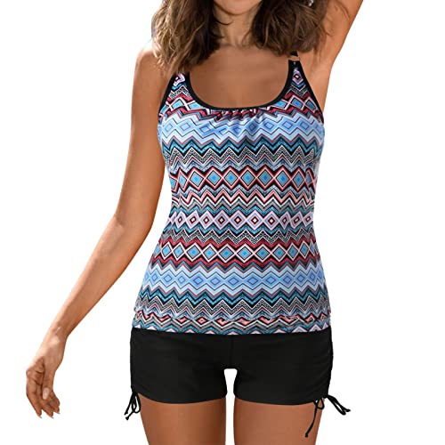 Womens Blouson Tankini Swimsuits Plus Size Swimwear Strappy Bathing Suit Tops with Shorts Criss Cross Swimwear,My Orders Placed Recently by me My Account Blue