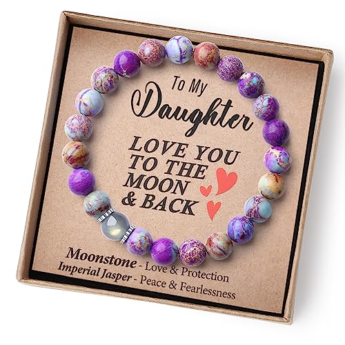 THEMEROL Mothers Day Gifts for Daughter Teens Girls Gifts Teenage Confirmation Graduation 12 14 16 Years Old Mom 21st Birthday Beaded Bracelets Valentines Christmas Stocking Easter Basket Stuffers