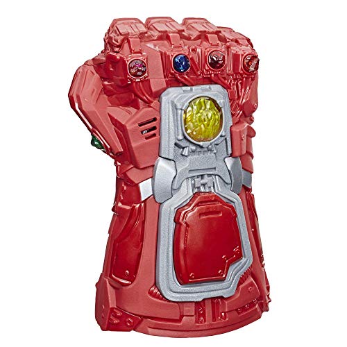 Marvel Studios Avengers Endgame Red Infinity Gauntlet Electronic Fist Roleplay Toy, Lights and Sounds, 5+ Years
