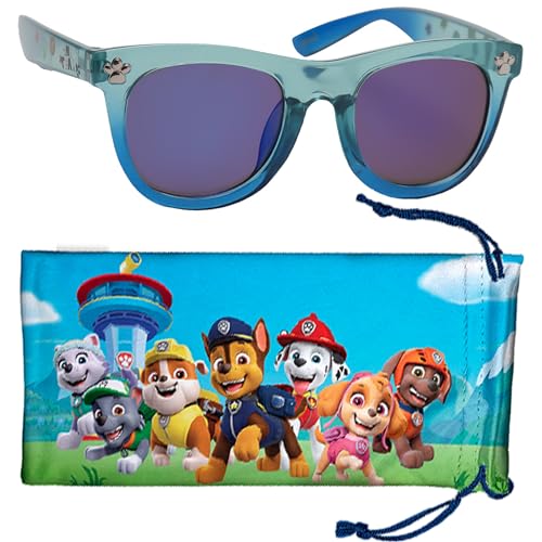 Sun-Staches Paw Patrol Sunglasses for Kids - Stylish, Comfortable & Durable UV-Protective Kids Sunglasses with Soft Carrying Case - Officially Licensed Paw Patrol Merchandise