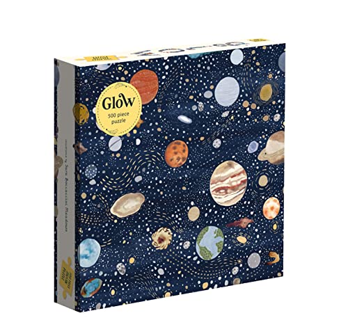 Glow Puzzle: 500 Piece Space-Themed Jigsaw Puzzle