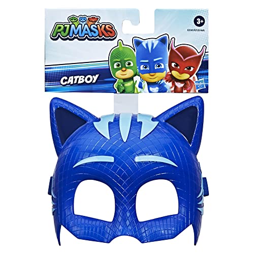 PJ Masks Hero Mask (Catboy) Preschool Toy, Dress-Up Costume Mask for Kids Ages 3 and Up Blue