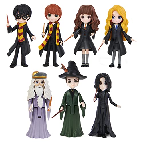 Wizarding World Harry Potter, Magical Minis Collector Set with 7 Collectible 3-inch Toy Figures, Kids Toys for Ages 5 and up