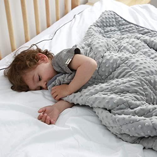MAXTID Weighted Blanket for Kids 5lbs 36'x48' Toddler Heavy Blanket for Boys and Girls Weighted Throw Blanket Toddler Bedding Set Gifts for 3 4 5 6 7 8+ Year Old Kids Small Weighted Comfort Blanket