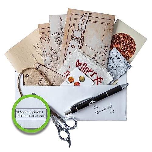 Escape Mail: Gripping Escape Room Game in an Envelope - Episode 1: Family Secrets. Immersive Storyline The Family Will Love Or for Date Night, Age 10+ (Beginner)