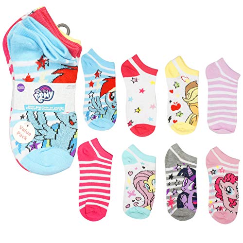 My Little Pony Sock 10 Pack ~ Sock 6-8, Shoe Size 10-4 (Pony Time)