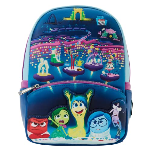 Loungefly Disney Pixar Moments Inside Out Control Panel Mini Backpack Navy