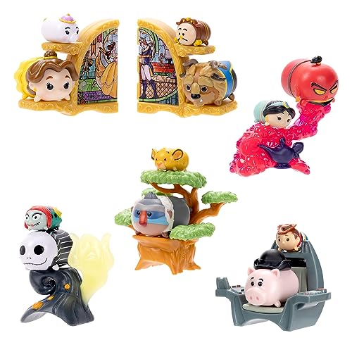 Disney Tsum Tsum Collectible Figurine Toys Disney 100th Celebration Surprise Mystery Bag For Girls & Boys, Series #3 Each Order Includes (4) Blind Packs