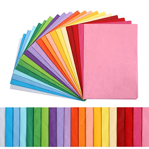 KESOTE Colored Tissue Paper for Gift Bags Crafts, 14' x 20' Tissue Paper Bulk 100 Sheets Gift Paper Tissue for Packaging - 20 Colors