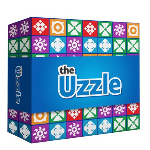 The Uzzle 3.0 Board Game, Family Board Games for Children & Adults, Block Puzzle Games for Ages 4+