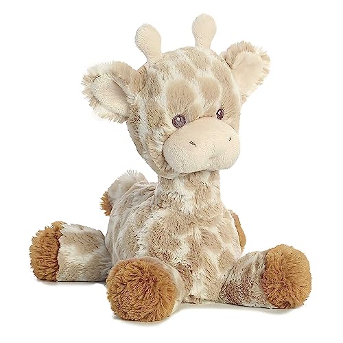 Aurora® Snuggly Loppy Giraffe™ Loppy Baby Stuffed Animal - Comforting Companion - Imaginative Play - Brown 11 Inches