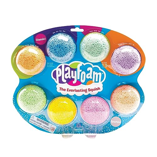 Educational Insights Playfoam 8-Pack, Fidget Toy & Sensory Toys for Kids & Adults, Easter Basket Stuffer, Gift for Ages 3+
