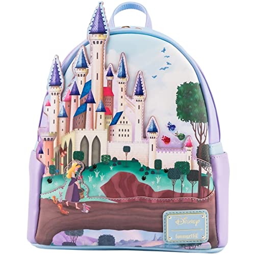 Loungefly Princess Castle Series Sleeping Beauty Mini Backpack Multi