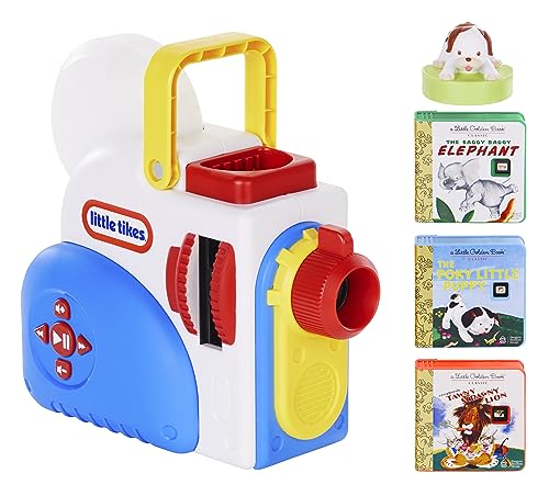 Little Tikes Story Dream Machine Starter Set, Storytime, Books, Little Golden Book, Audio Play, The Poky Little Puppy Character, Nightlight, Toy Gift for Toddlers and Kids Girls Boys Ages 3+
