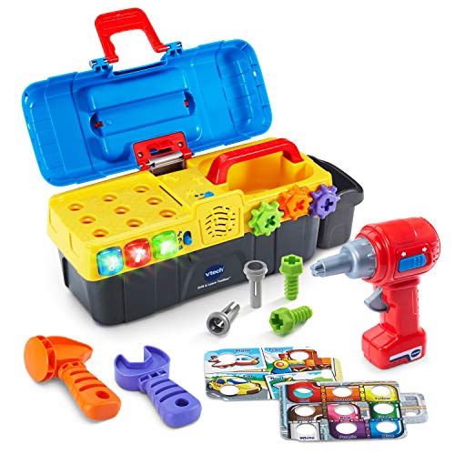 VTech Drill and Learn Toolbox, 4.88 x 10.91 x 5.71 inches