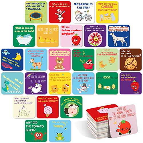 80 Joke Cards for Lunchbox Kids Cute Lunchbox Notes Inspirational and Motivational Positive Affirmations Cards Puns Cards for Teacher Kids Student Picnics Party Mini Notes Postcards