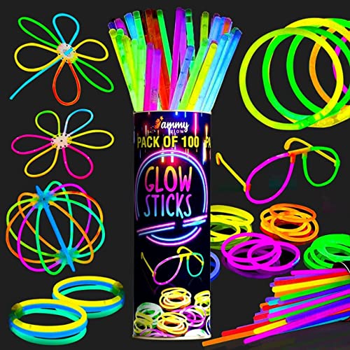 Glow Sticks Bulk -205-Pcs- Glow in The Dark Eye Glasses Kit/Party Supplies tri Bracelets- Necklaces & More-12 Hours Glow Party Pack for Kids- Party Favors for kids 8-12