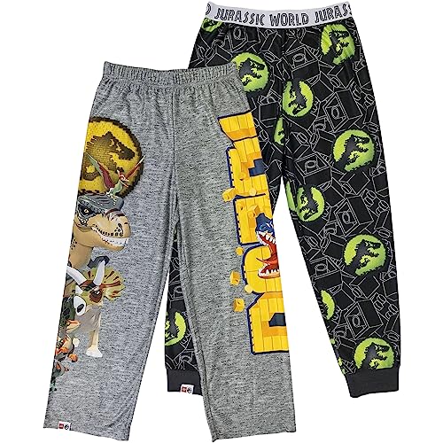 LEGO Jurassic World Boys' Pajama Sleepwear Sets (6/7,2Pc Pant)