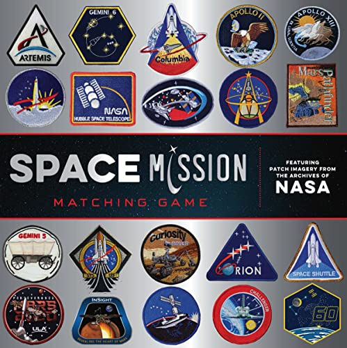 Chronicle Books Space Mission Matching Game: Featuring Patch Imagery from The Archives of NASA