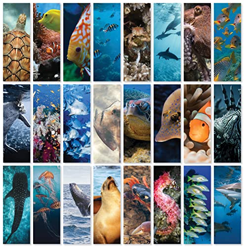 JBH Creations Ocean Animal Bookmarks - Pack of 48
